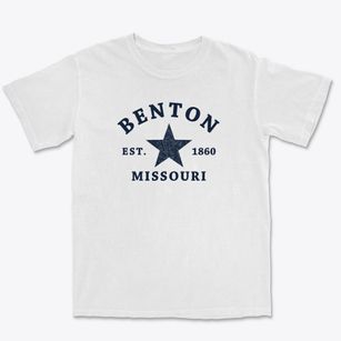 Benton Missouri Star Premium Heavyweight T-shirt