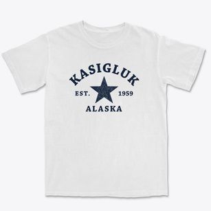 Kasigluk Alaska Star Premium Heavyweight T-shirt