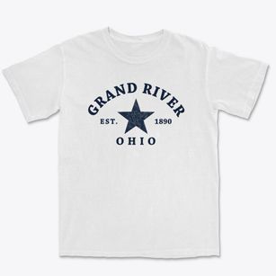 Grand River Ohio Star Premium Heavyweight T-shirt