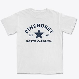 Pinehurst North Carolina Star Premium Heavyweight T-shirt