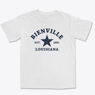 Bienville Louisiana Star Premium Heavyweight T-shirt