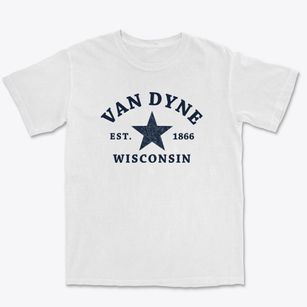Van Dyne Wisconsin Star Premium Heavyweight T-shirt