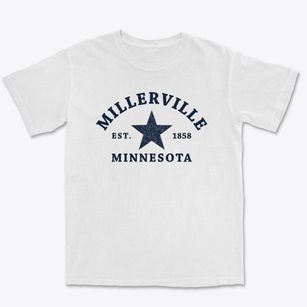 Millerville Minnesota Star Premium Heavyweight T-shirt