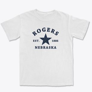 Rogers Nebraska Star Premium Heavyweight T-shirt
