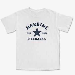 Harbine Nebraska Star Premium Heavyweight T-shirt