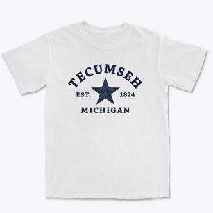 Tecumseh Michigan Star Premium Heavyweight T-shirt