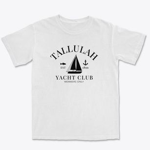 Tallulah Louisiana Yacht Club Premium Heavyweight T-shirt