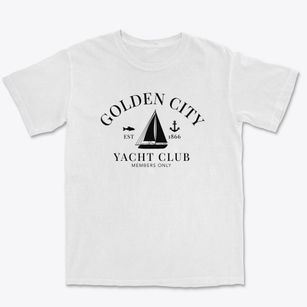 Golden City Missouri Yacht Club Premium Heavyweight T-shirt