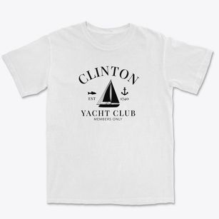 Clinton North Carolina Yacht Club Premium Heavyweight T-shirt
