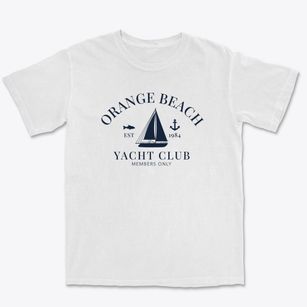 Orange Beach Alabama Yacht Club Premium Heavyweight T-shirt