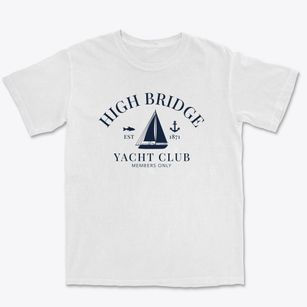 High Bridge New Jersey Yacht Club Premium Heavyweight T-shirt