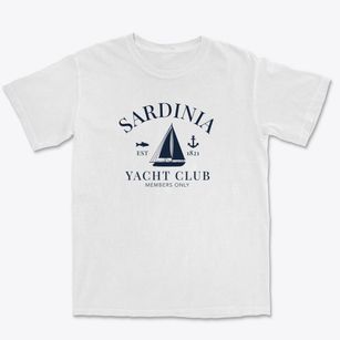 Sardinia New York Yacht Club Premium Heavyweight T-shirt