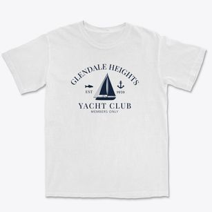 Glendale Heights Illinois Yacht Club Premium Heavyweight T-shirt