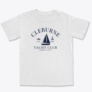 Cleburne Texas Yacht Club Premium Heavyweight T-shirt