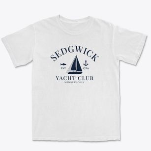Sedgwick Maine Yacht Club Premium Heavyweight T-shirt