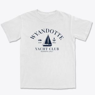 Wyandotte Michigan Yacht Club Premium Heavyweight T-shirt