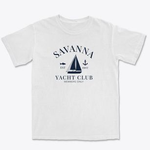 Savanna Oklahoma Yacht Club Premium Heavyweight T-shirt