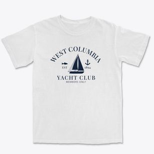 West Columbia South Carolina Yacht Club Premium Heavyweight T-shirt