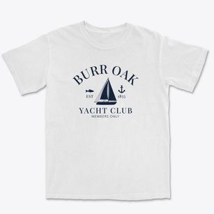 Burr Oak Iowa Yacht Club Premium Heavyweight T-shirt