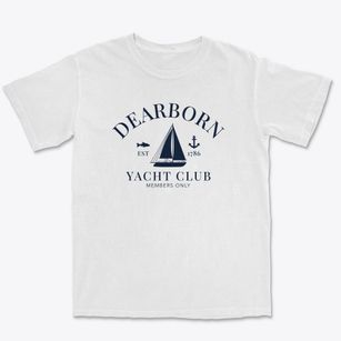 Dearborn Michigan Yacht Club Premium Heavyweight T-shirt
