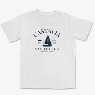 Castalia Iowa Yacht Club Premium Heavyweight T-shirt