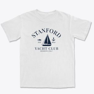 Stanford California Yacht Club Premium Heavyweight T-shirt