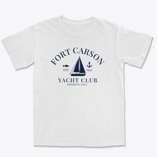 Fort Carson Colorado Yacht Club Premium Heavyweight T-shirt