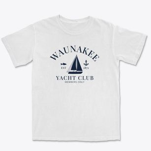 Waunakee Wisconsin Yacht Club Premium Heavyweight T-shirt