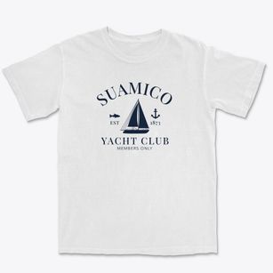 Suamico Wisconsin Yacht Club Premium Heavyweight T-shirt