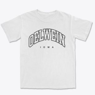 Oelwein Iowa Inline Premium Heavyweight T-shirt