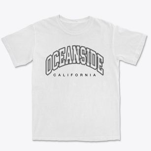 Oceanside California Inline Premium Heavyweight T-shirt