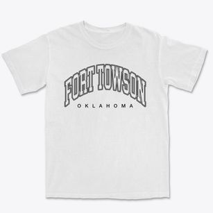Fort Towson Oklahoma Inline Premium Heavyweight T-shirt