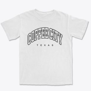 Coffee City Texas Inline Premium Heavyweight T-shirt