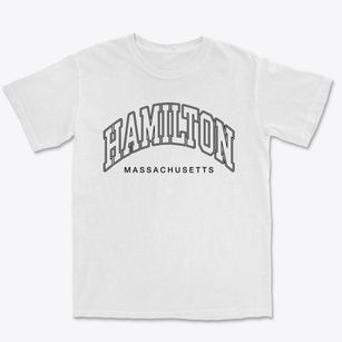 Hamilton Massachusetts Inline Premium Heavyweight T-shirt