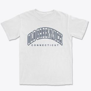 Old Greenwich Connecticut Inline Premium Heavyweight T-shirt