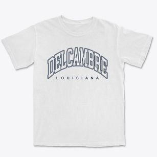 Delcambre Louisiana Inline Premium Heavyweight T-shirt
