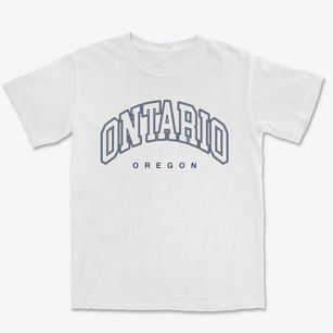 Ontario Oregon Inline Premium Heavyweight T-shirt