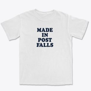 Post Falls Idaho Classic 70s Premium Heavyweight T-shirt
