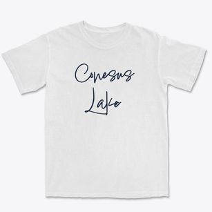 Conesus Lake New York Freestyle Premium Heavyweight T-shirt