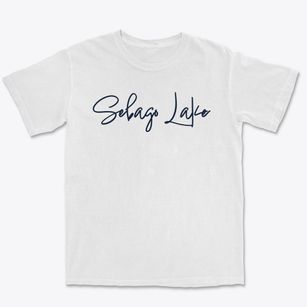 Sebago Lake Maine Freestyle Premium Heavyweight T-shirt