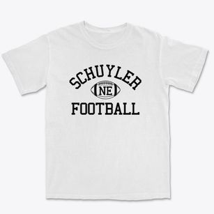 Schuyler Nebraska Football Premium Heavyweight T-shirt