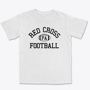 Red Cross Pennsylvania Football Premium Heavyweight T-shirt