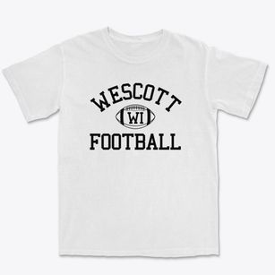 Wescott Wisconsin Football Premium Heavyweight T-shirt