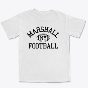 Marshall New York Football Premium Heavyweight T-shirt