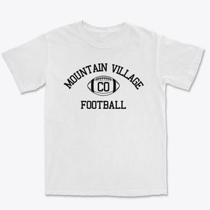 Mountain Village Colorado Football Premium Heavyweight T-shirt