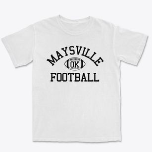 Maysville Oklahoma Football Premium Heavyweight T-shirt