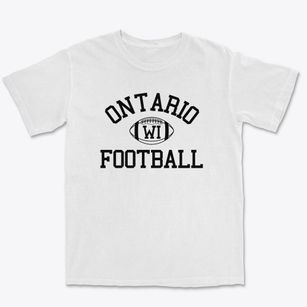 Ontario Wisconsin Football Premium Heavyweight T-shirt