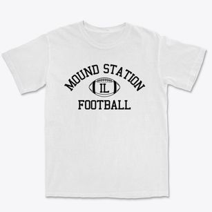 Mound Station Illinois Football Premium Heavyweight T-shirt