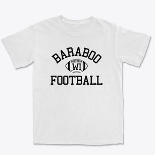Baraboo Wisconsin Football Premium Heavyweight T-shirt