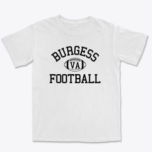 Burgess Virginia Football Premium Heavyweight T-shirt